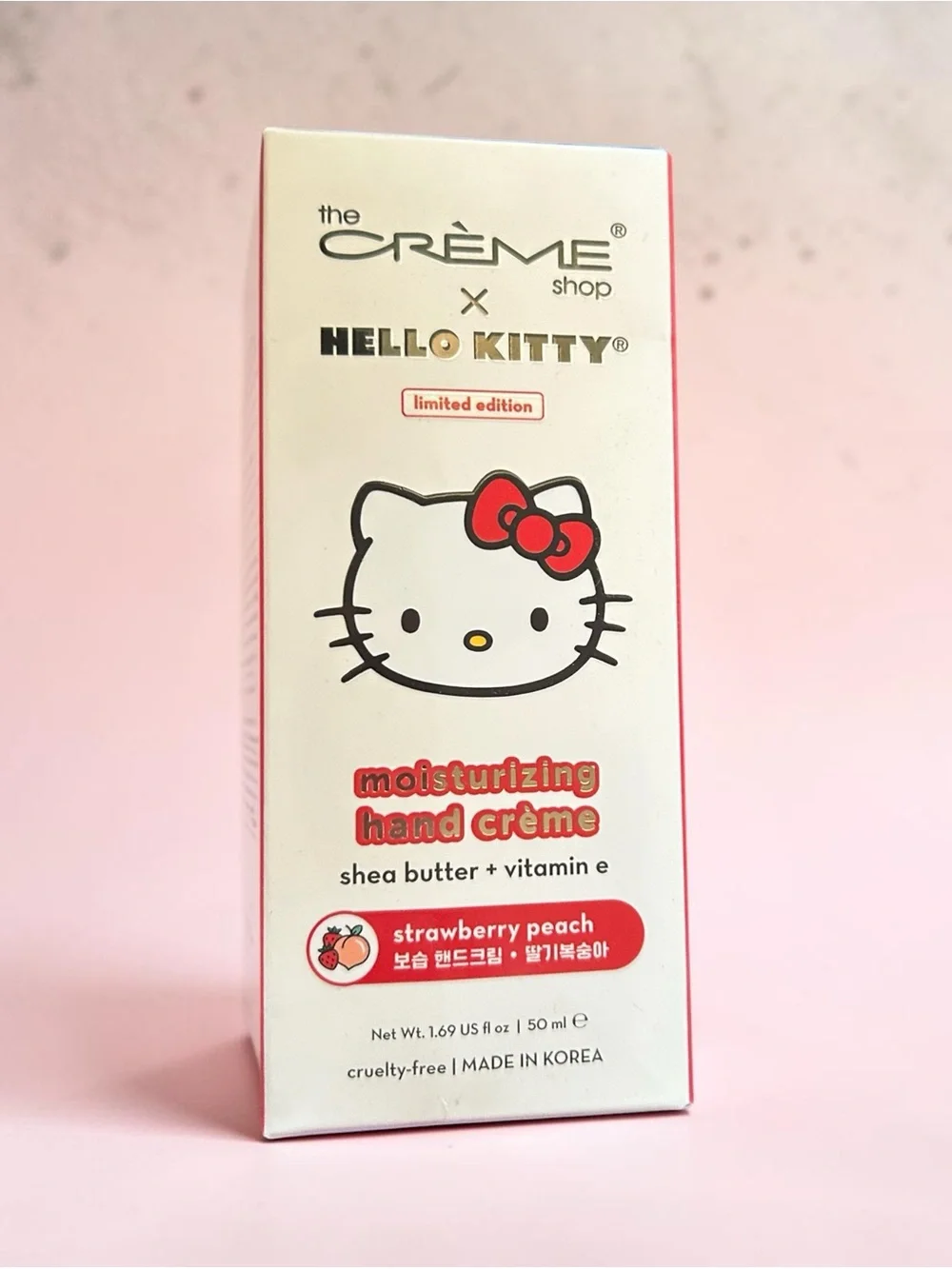 4/$20 The Crème Shop Sweet Strawberry Moisturizing Hand Crème